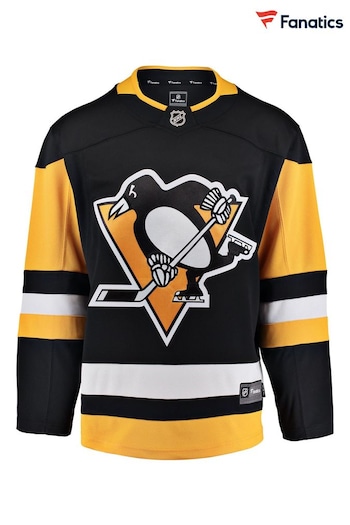 Fanatics Pittsburgh Black Penguins Fanatics Branded Home Breakaway Jersey (D91880) | £105