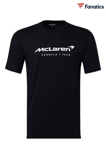 Fanatics McLaren Miami Neon Logo Black T-Shirt (D91915) | £33