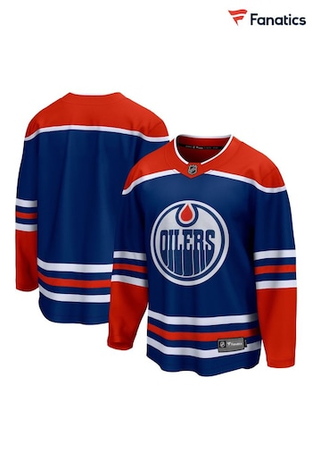 Fanatics Blue Edmonton Oilers Fanatics Branded Home Breakaway Jersey (D91918) | £105