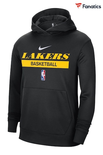 Nike Black Fanatics Los Angeles Lakers Nike Spotlight Fleece Overhead Hoodie (D92044) | £65