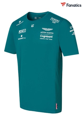 Fanatics Green Aston Martin Cognizant F1 2022 Official Team Driver Lance Stroll T-Shirt (D92047) | £55