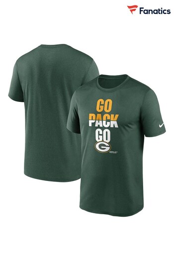Fanatics Green NFL Bay Packers Local Phase Legend T-Shirt (D92066) | £25