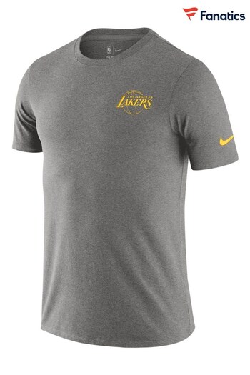 Nike Zoom Grey Fanatics Los Angeles Lakers Nike Zoom Small Logo T-Shirt (D92104) | £23