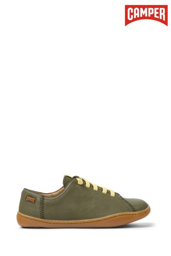 Camper Kids Green Peu Cami Leather Shoes (D92253) | £75 - £90