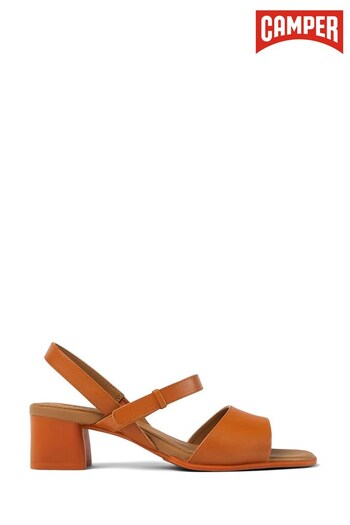 Camper Polo's Katie Brown Strappy Full Grain Leather Sandals (D92263) | £99