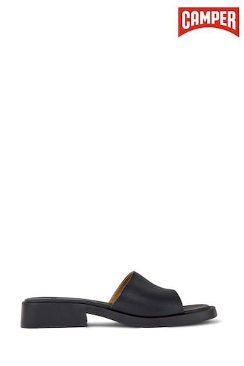 Camper Women's Dana Black Leather Star Sandals (D92278) | £99