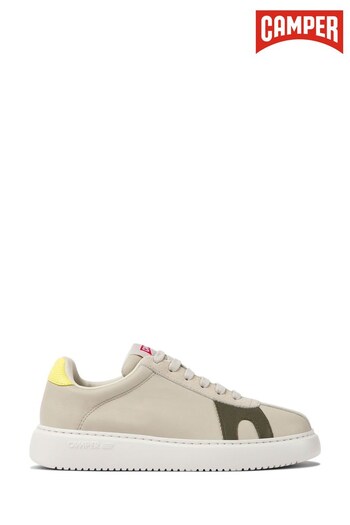 Camper Runner K21 Twins Grey Leather and Nubuck Women's Sneakers (D92280) | £125