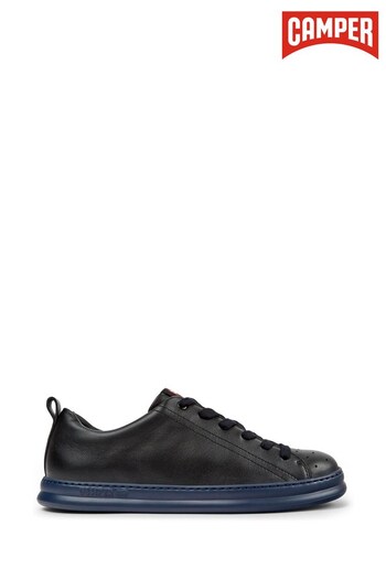 Camper Runner Four Full-Grain Black Leather Men's Sneakers (D92288) | £125