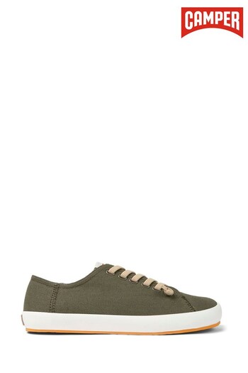 Camper Peu Rambla Green Men's Canvas Sneakers (D92295) | £90