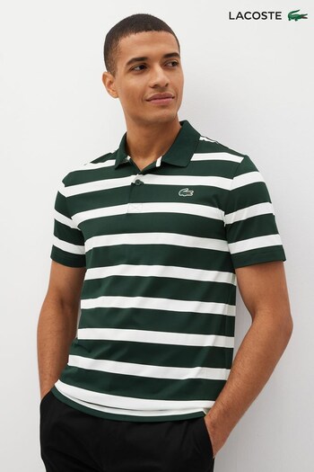 Lacoste Mens Green Golf Seasonals Short Sleeve Polo Shirt (D92336) | £105