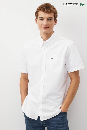Lacoste Unit Short Sleeve Oxford Shirt (D92346) | £95