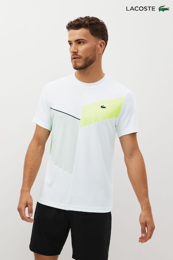Lacoste Mens White Players T-Shirt (D92410) | £70