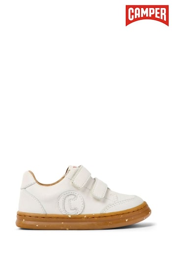 Runner Four First Walkers Non Dyed White Leather Sneakers (D92434) | £62