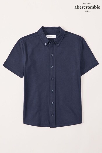 Abercrombie & Fitch Blue Logo Shirt (D92454) | £29
