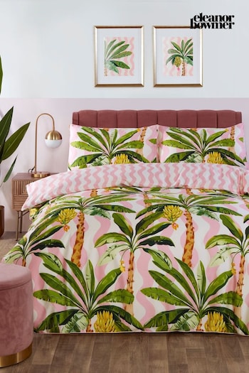 Eleanor Bowmer Green Banana Palm Duvet Cover & Pillowcase Set (D92462) | £60 - £95