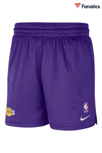 Nike Purple Fanatics Los Angeles Lakers Nike Player Shorts (D92477) | £38