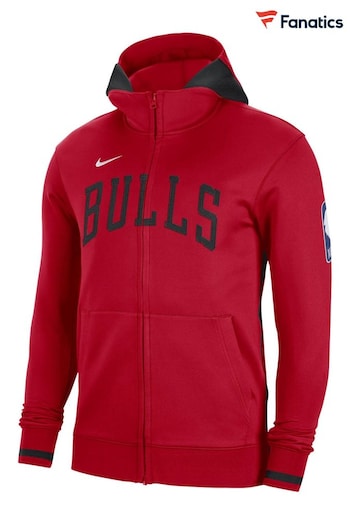 Nike Red Fanatics Chicago Bulls Nike Thermaflex Full Zip Hoodie (D92484) | £120