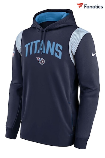 Nike Blue Fanatics Tennessee Titans Sideline Nike Thermaflex PO Fleece Hoodie (D92501) | £70