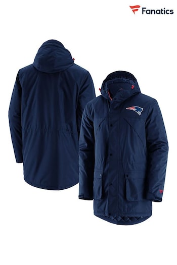 Fanatics Blue NFL New England Patriots Branded Heavyweight Jacket (D92523) | £100