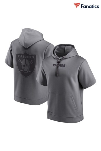 Fanatics Grey NFL Las Vegas Raiders Branded Storm Front Hoodie (D92591) | £55
