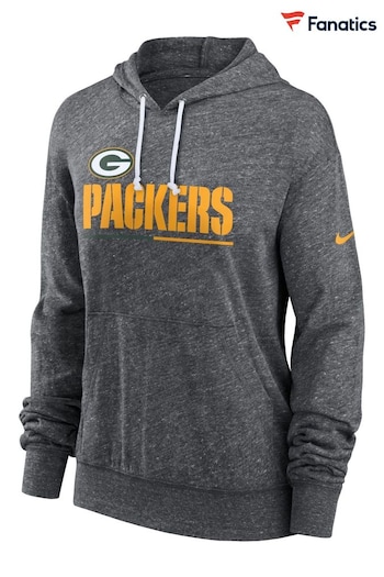 Fanatics Ribbeds Grey NFL Green Bay Packers Gym Vintage Hoodie (D92618) | £30