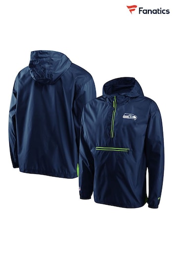 Fanatics Blue NFL Seattle Seahawks Branded Lightweight Jacket (D92653) | £55