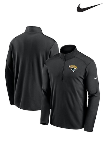 Nike T-shirt Black NFL Fanatics Jacksonville Jaguars Pacer Half Zip Jacket (D92656) | £55