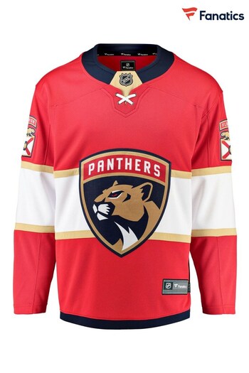 Fanatics Red Florida Panthers Branded Home Breakaway Jersey (D92669) | £105