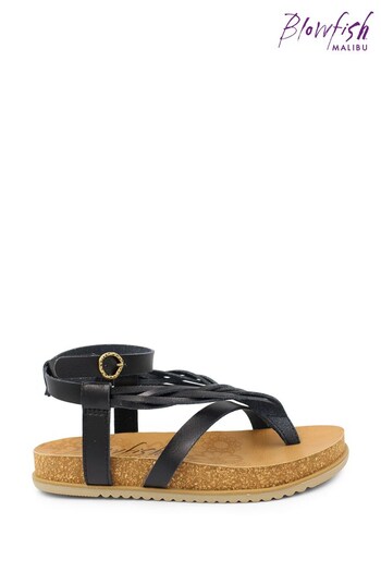 Blowfish Malibu Womens Black Fili Kobe Sandals (D92701) | £55
