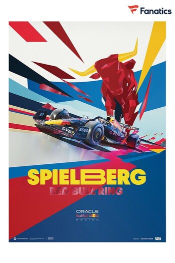 Fanatics Oracle Red Bull Racing Austrian Grand Prix 2022 Collector’s Edition Poster (D92742) | £99