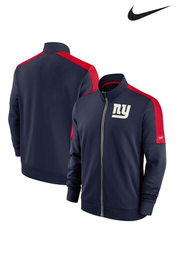 Nike Blue NFL Fanatics New York Giants Track Jacket (D92898) | £70