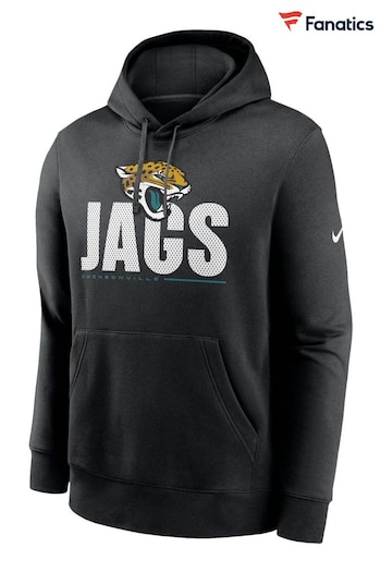 Nike Black NFL Fanatics Jacksonville Jaguars Team Impact Club Fleece Hoodie (D92911) | £55