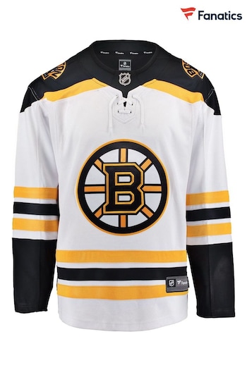 Fanatics White Boston Bruins Fanatics reflectiveed Away Breakaway Jersey (D92917) | £105