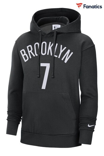 Nike Black Fanatics Brooklyn Nets Nike Name and Number Hoodie (D92963) | £70