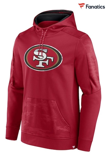 Fanatics Red San Francisco 49ers Iconic Defender Hoodie (D93005) | £55