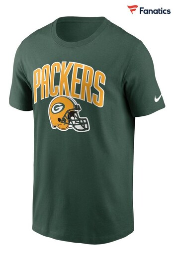 Nike Green Fanatics Green Bay Packers Nike Essential Team Athletic T-Shirt (D93010) | £28