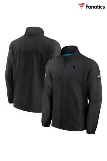 Nike Black Fanatics Carolina Panthers Nike Full Zip Jacket (D93043) | £75