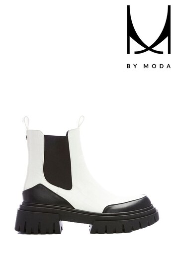 Moda In Pelle Berra Feature Material Chunky Chelsea Ankle Boots (D93068) | £79