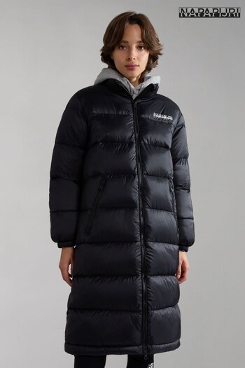 Napapijri Box Long Padded Black Jacket (D93101) | £245