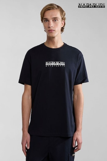 Napapjiri Black T-Shirt With Back Print (D93126) | £30