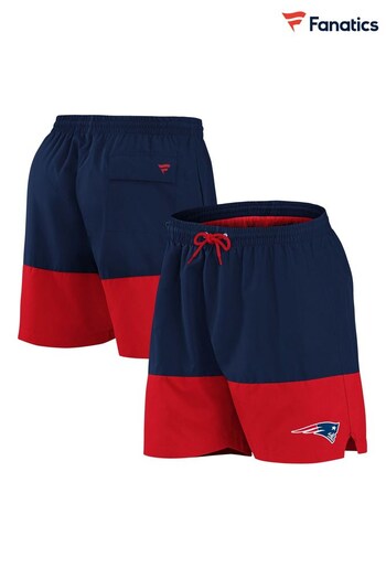 Fanatics Blue NFL New England Patriots Woven Swim Shorts (D93389) | £35