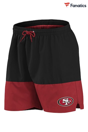 Fanatics NFL San Francisco Woven Swim Black Shorts (D93391) | £35