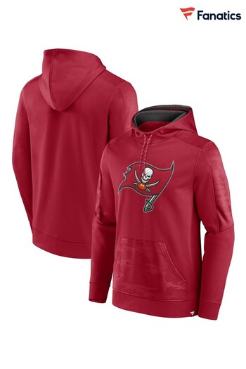 NFL Fanatics Red Tampa Bay Buccaneers Iconic Defender Hoodie (D93399) | £55