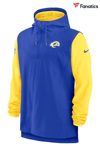 Nike amsterdam Blue NFL Fanatics Los Angeles Rams Sideline Player Lightweight Jacket (D93402) | £85
