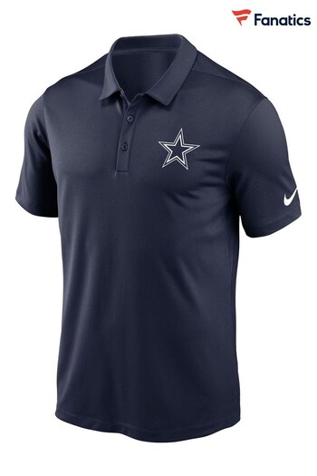 Nike Deliver Blue NFL Fanatics Dallas Cowboys Franchise Polo Shirt (D93404) | £45