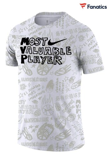 Nike exclusive White Fanatics NBA Nike exclusive Select Series 2 Courtside MVP T-Shirt (D93408) | £35