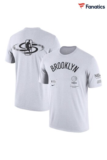 Nike Grey Fanatics Brooklyn Nets Nike Futures Pack Infinity T-Shirt (D93414) | £38