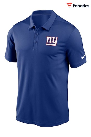 Nike Blue NFL Fanatics New York Giants Franchise Polo Shirt (D93430) | £45