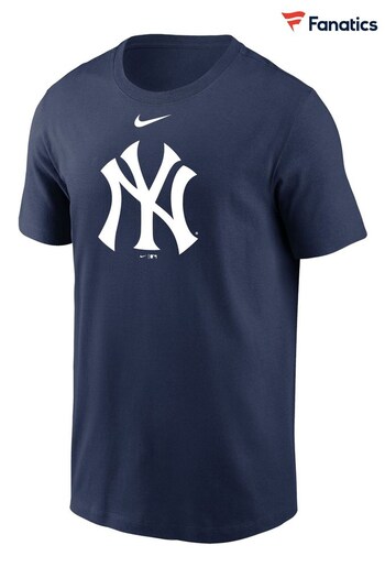 Nike Blue Fanatics New York Yankees Nike Large Logo T-Shirt (D93451) | £25