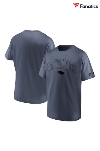 Fanatics Blue NFL New England Patriots DownBehrens T-Shirt (D93474) | £32